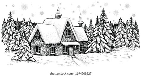 Snow Scene Sketch Royalty-Free Images, Stock Photos & Pictures | Shutterstock