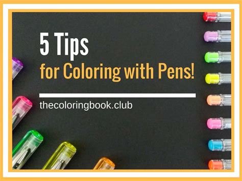 tips and tricks for coloring with pen Gel Pens Coloring, Coloring Tips ...