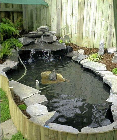 Everyone Can Make! 35+ DIY BackYard Turtle Pond Designs Ideas # ...