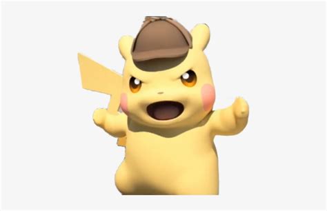 26 Jan - Detective Pikachu Funny Face Transparent PNG - 600x450 - Free ...