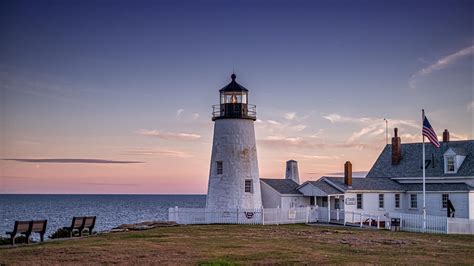 Pemaquid Point Lighthouse -Seaside Inn and Ocean House Hotel