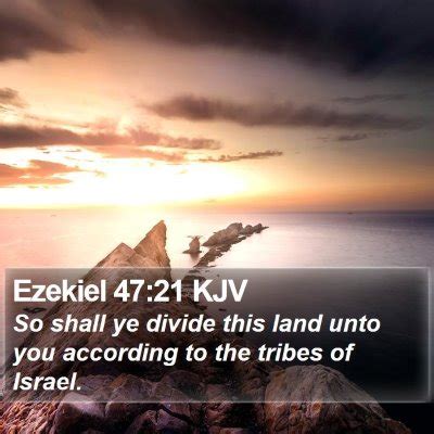 Ezekiel 47 Scripture Images - Ezekiel Chapter 47 KJV Bible Verse Pictures