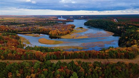 Huron Manistee National Forest in Michigan with fall colors Photograph by Eldon McGraw - Fine ...