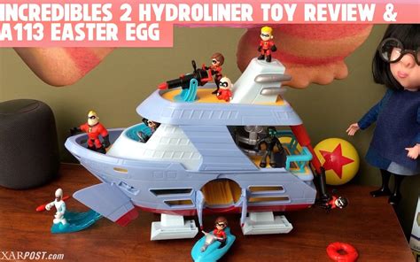 Incredibles 2 Junior Supers Hydroliner Playset & The Famous A113 Easter ...