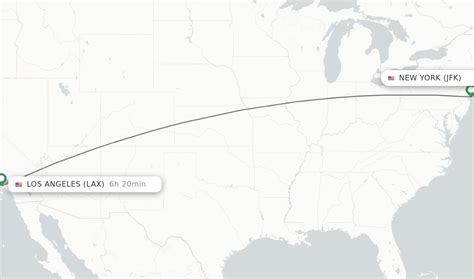 Direct (non-stop) flights from New York to Los Angeles - schedules ...