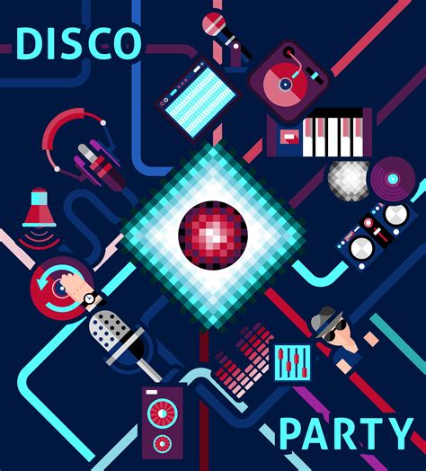 Disco Party Background 463453 Vector Art at Vecteezy