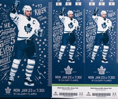 Toronto Maple Leafs get artsy with awesome new tickets