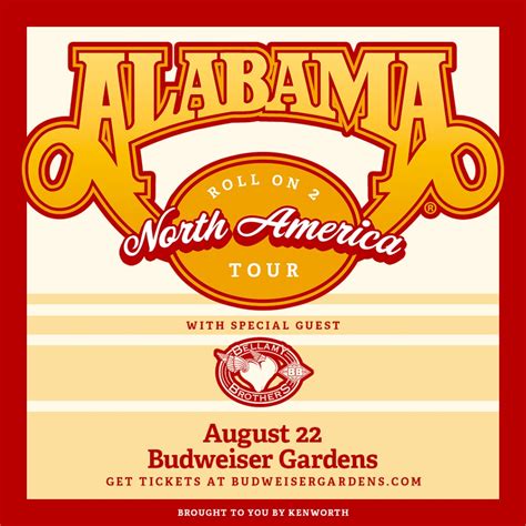 ALABAMA – Roll On 2 North America Tour | Country 104