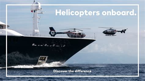 Megayacht OCTOPUS' two helicopters - YouTube