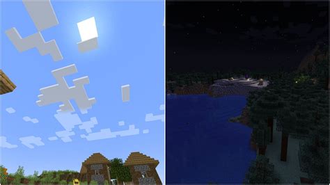 How does day-night cycle work in Minecraft?
