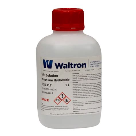 AMMONIUM HYDROXIDE, REAGENT GRADE, 1L (SPECIAL HANDLING) – TechStar One Click