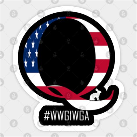 where we go one we go all - Wwg1wga - Sticker | TeePublic