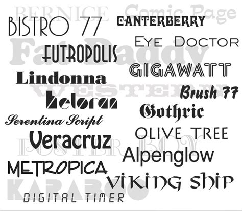 1000 OpenType Fonts - Fonts and Font Tools Software for