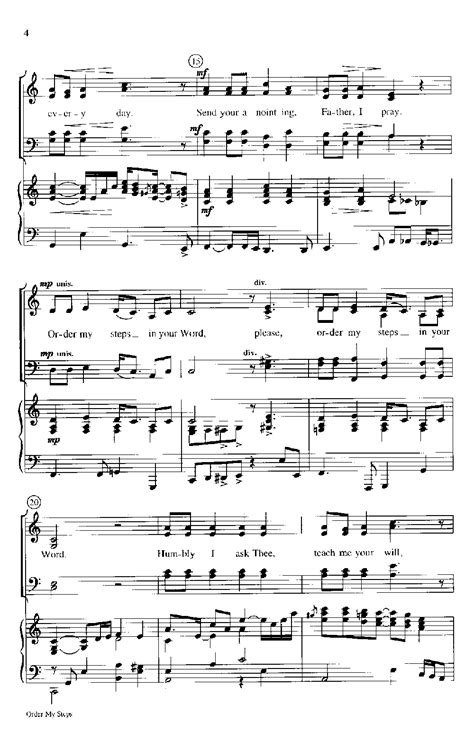 Order My Steps (SATB ) by Glenn Burleigh/arr | J.W. Pepper Sheet Music