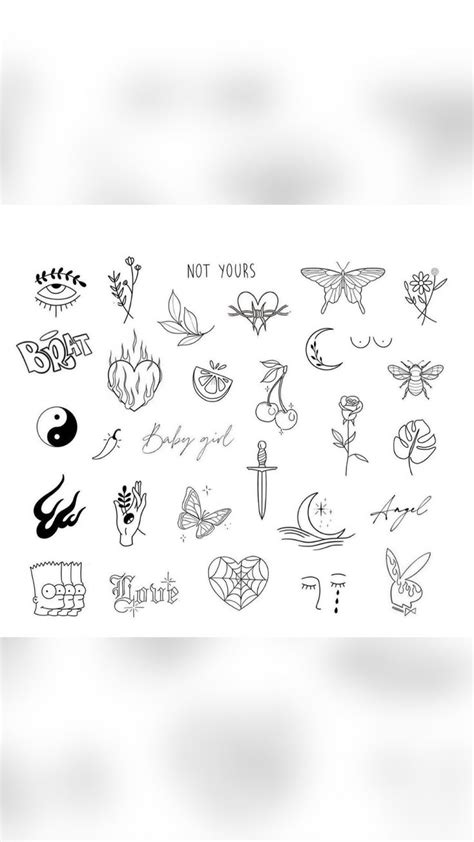 Mini Tattoo Ideas 🤍 | Tattoo fonts, Small tattoos simple, Small hand ...