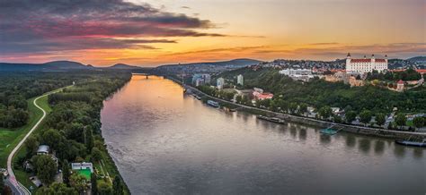 Castle of Bratislava on Danube river | Discover Slovakia, Austria ...