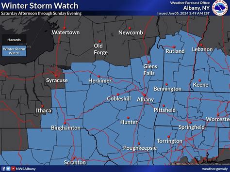 Winter Storm Watch... - US National Weather Service Albany NY