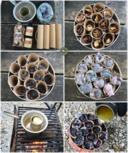 Fire Starter Logs are Easy to Make with Toilet Paper Rolls