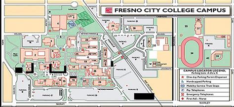 Fresno City College Campus Map - Map