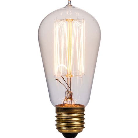 Shop Litex Vintage 60-Watt Medium Base (E-26) Base Warm White Dimmable Indoor Decorative ...