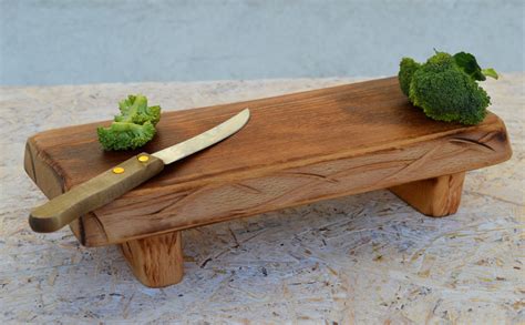 Wooden cutting board Beech wood salver Wooden by PenoffCrafts