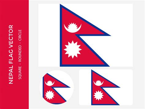 Nepal Flag Vector | Frebers