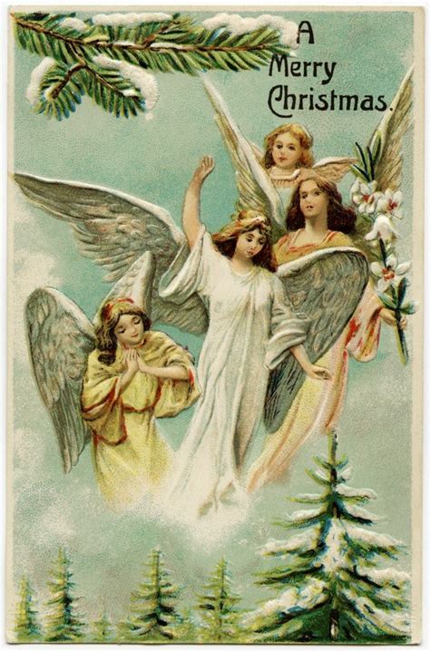 Merry Christmas ~ Free Vintage Postcard | Merry christmas images, Christmas postcard, Vintage ...