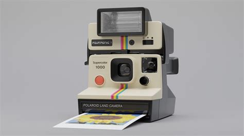 3D Polaroid Land Camera 1000 - TurboSquid 1981654