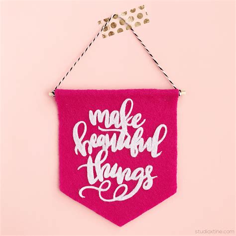 Add Fun to Your (Work) Space with a Hanging Wall Banner – Studio Xtine