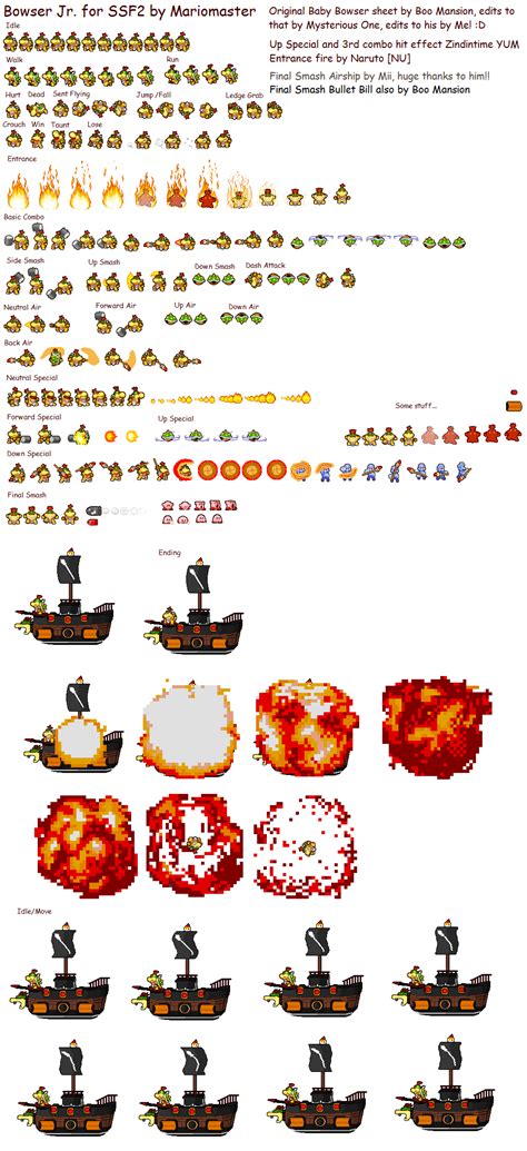 Image - Bowser Jr. Sprites.PNG | Fantendo - Nintendo Fanon Wiki | Fandom powered by Wikia