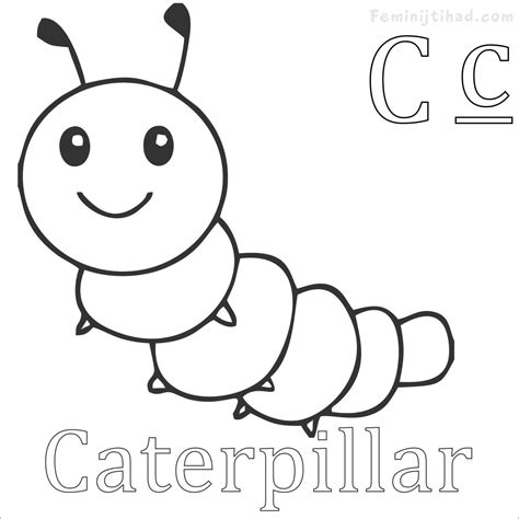 Caterpillar Coloring Pages - ColoringBay