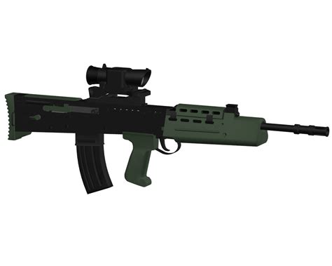 British Army L85-a2 Rifle Weapons 3d Model