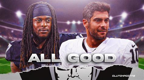 Raiders' Jimmy Garoppolo, Davante Adams injury concerns dismissed