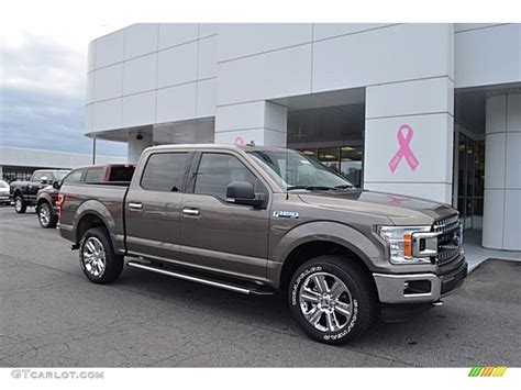 2018 Stone Gray Ford F150 XLT SuperCrew 4x4 #123328914 | GTCarLot.com - Car Color Galleries