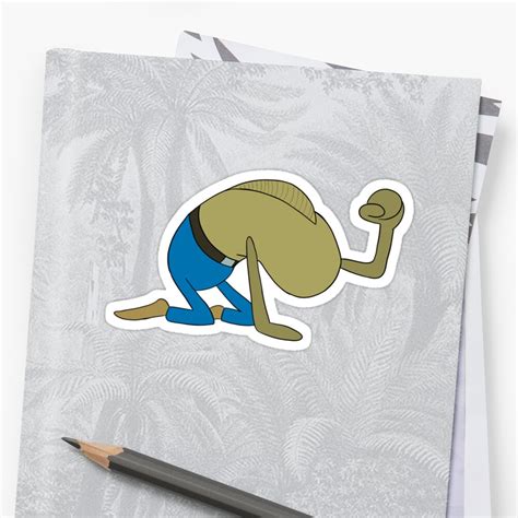 "frustrated spongebob character (digital drawing)" Sticker by brenda ...