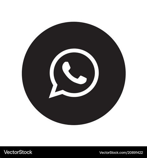 Whatsapp icon Royalty Free Vector Image - VectorStock