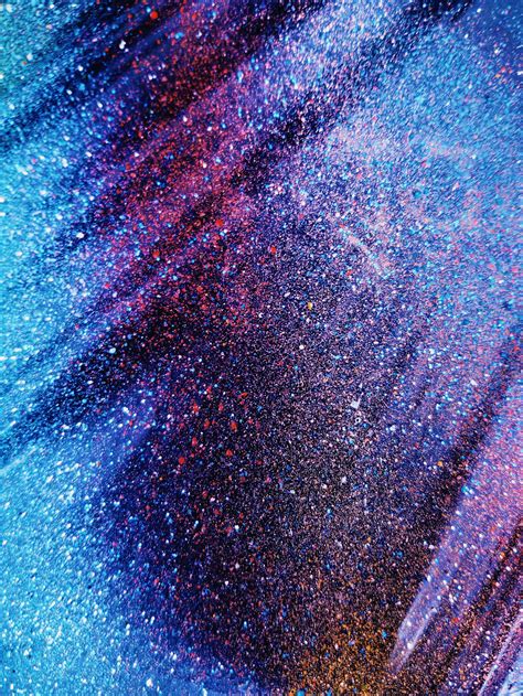 Colorful neon galaxy abstract background · Free Stock Photo