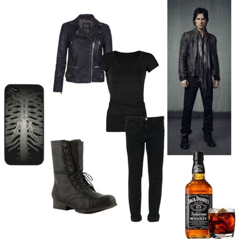 Drinking with damon salvatore | Fashion, Tv show outfits, Teenage fashion outfits