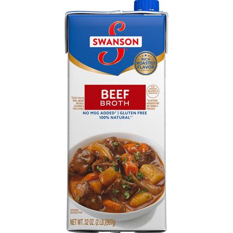 Swanson Beef Broth 32oz. Box | Garden Grocer