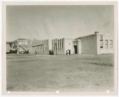 [Birdville High School with Old Building] - The Portal to Texas History