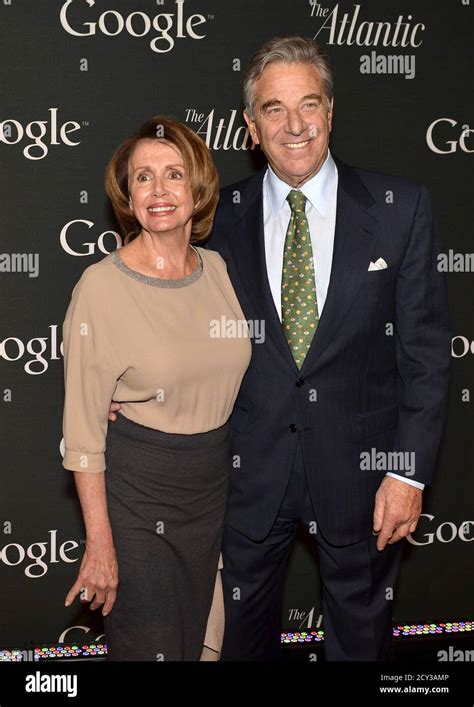 Nancy Pelosi And Husband Red Carpet Event High Resolution Stock ...