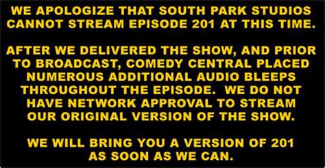 'South Park' Episode Is Altered After Muslim Group's Warning - The New York Times