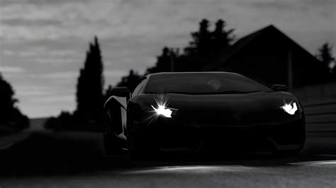 Black And White Lamborghini Wallpaper