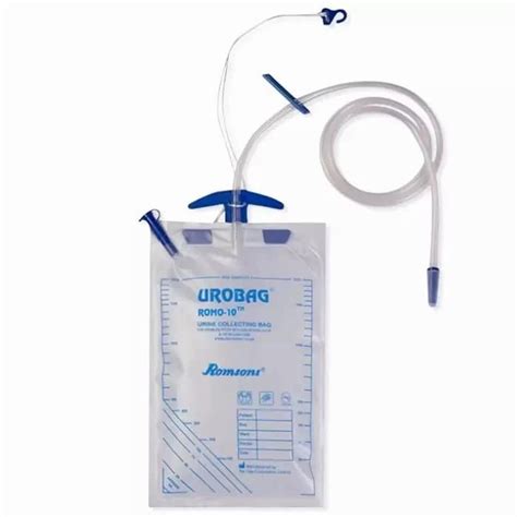 Romsons Urobag- Romo-10 Urine Bag- Pack Of 5 Pcs, Urine Collection Bag, Urometer, Disposable ...