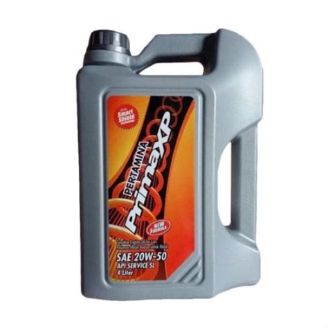 Jual Oli Pertamina Primaxp Oli Prima xp sae 20w/50 4Liter Original | Shopee Indonesia