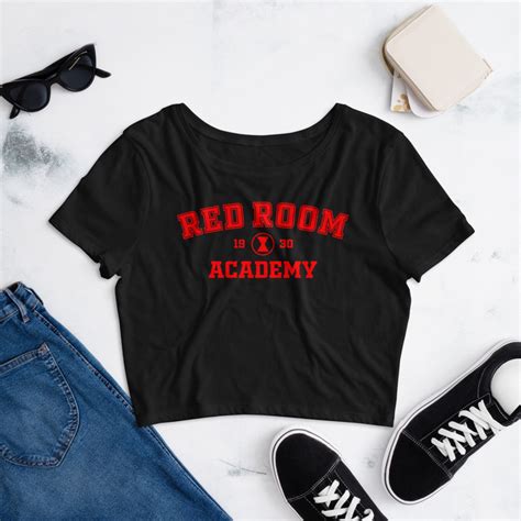 Black Widow Red Room Academy Crop Top - Etsy