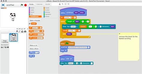 Led Matrix scroll text function with Arduino fix (Auriga tested) - mBlock 3 - Makeblock Forum