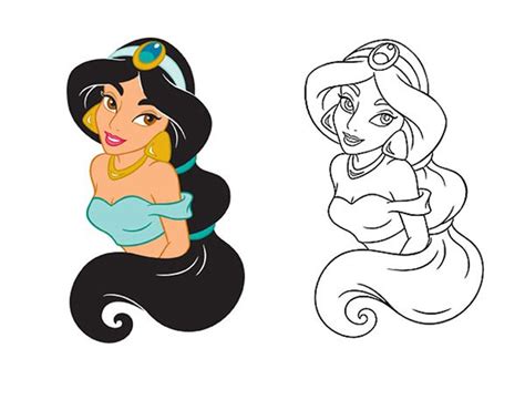 Disney Princess Style Guide Art, including Holiday Art. Concept for character posing, rough b ...