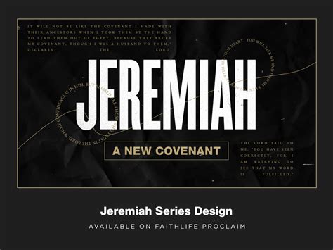 JEREMIAH - a new covenant by Joshua Hunt on Dribbble