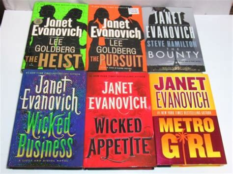 6 HC Lot Janet Evanovich Series Fox & O'Hare The Bounty + Lizzy Diesel Wicked | eBay